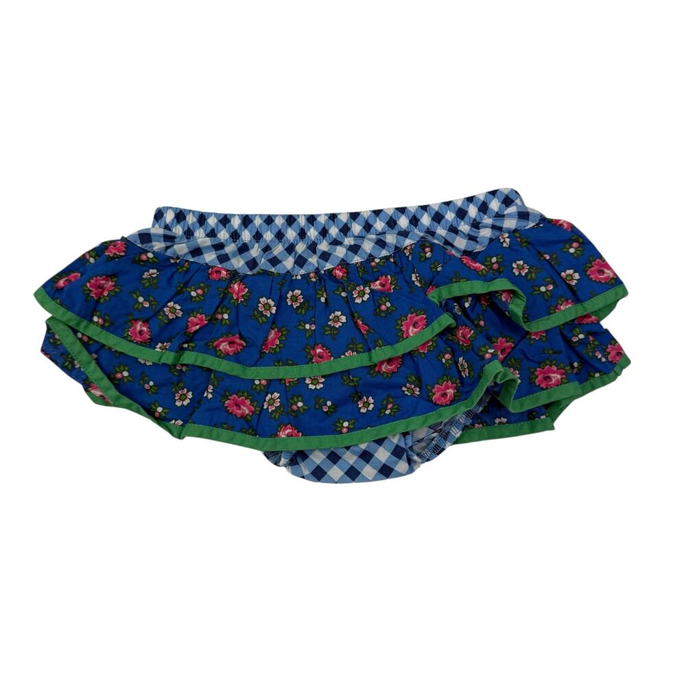 Matilda Jane Too Sweet Blue Floral Ruffle Bloomers, 18/24m
